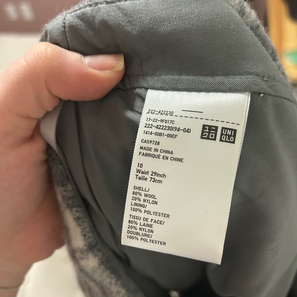 Womens wool-blend skirt. - Picture 2 of 3